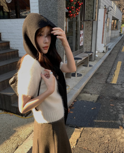 MIELLE-미엘르-OT東大門㊣直郵女士新款休閑針織衫安哥拉MIELLE-미엘르-OT針織衫