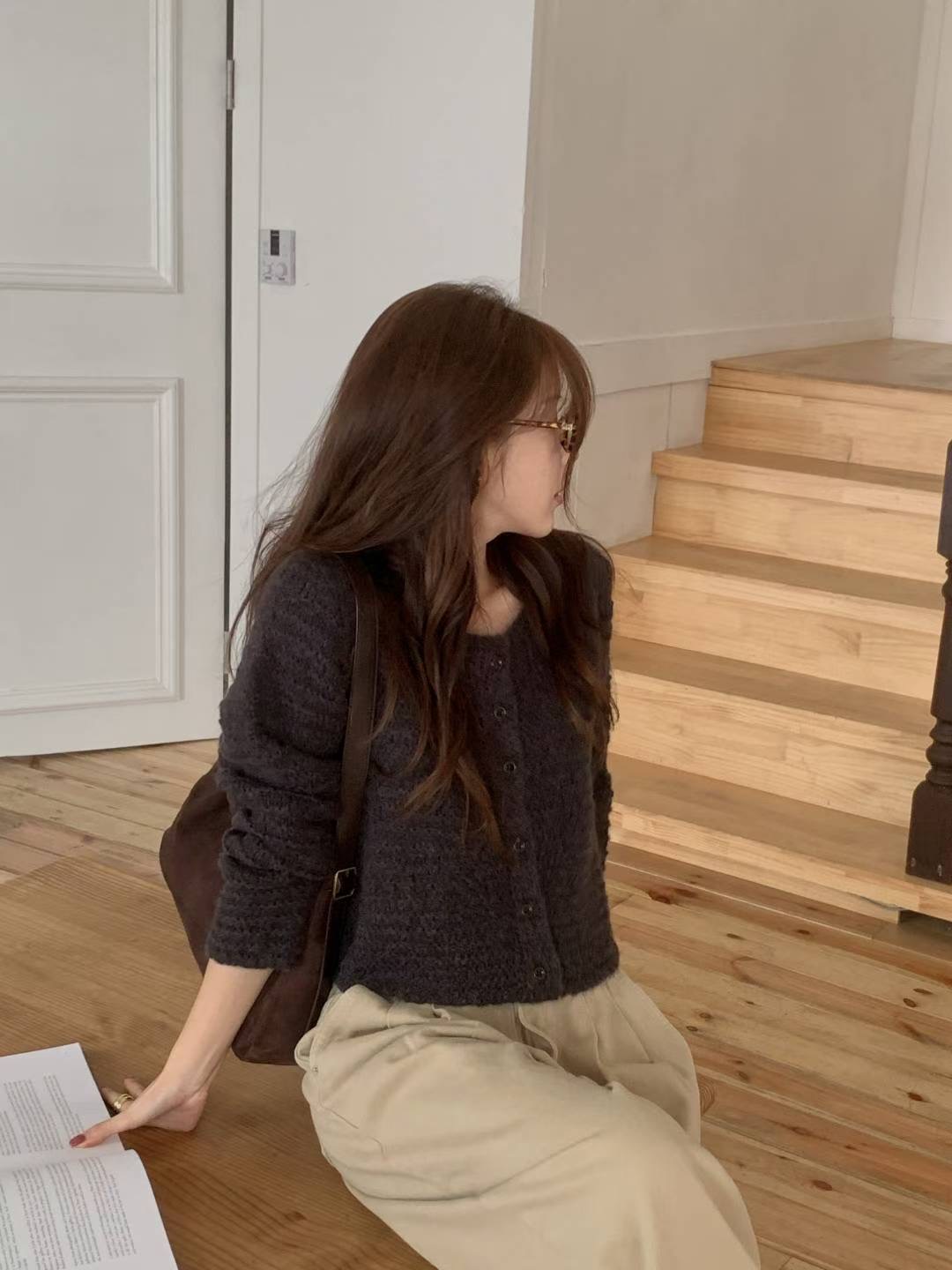 MIELLE-미엘르-OT東大門㊣實拍女裝新款時尚針織衫羊毛衫MIELLE-미엘르-OT針織衫