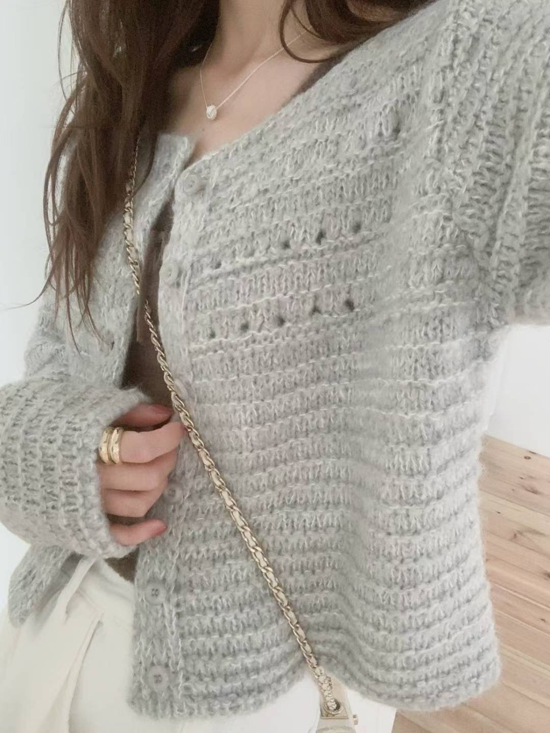 MIELLE-미엘르-OT東大門㊣實拍女裝新款時尚針織衫羊毛衫MIELLE-미엘르-OT針織衫