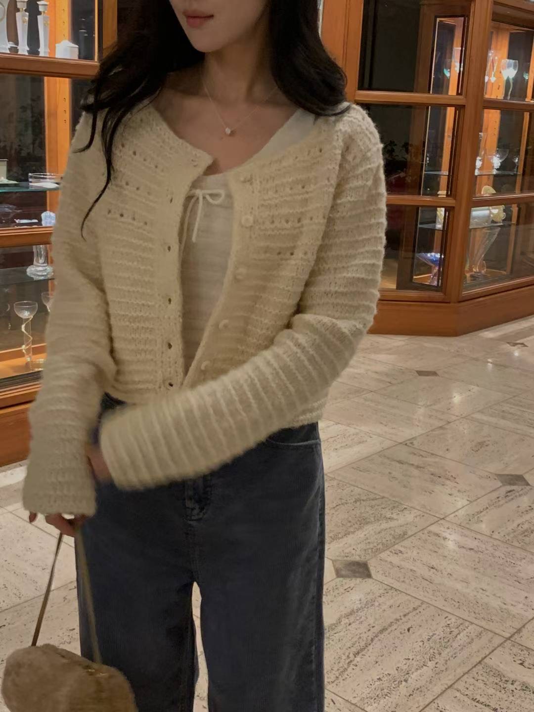 MIELLE-미엘르-OT東大門㊣實拍女裝新款時尚針織衫羊毛衫MIELLE-미엘르-OT針織衫圖色3