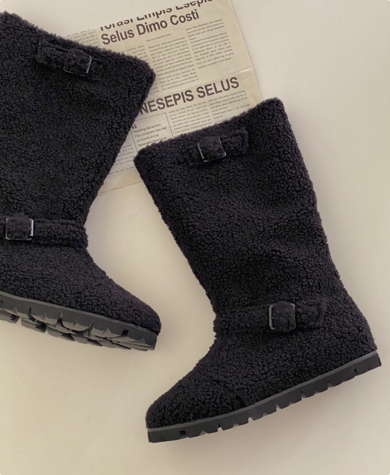 OPPA東大門㊣實拍女裝新品真品職業休閑人氣25秋冬時尚靴子OPPA靴子圖色1