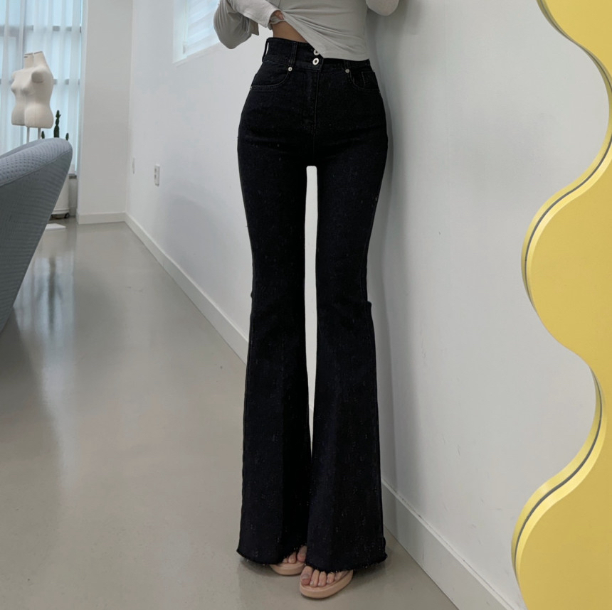 RIAH韓國直郵㊣女士新款休閑25秋冬時尚推薦職業真品牛仔褲RIAH牛仔褲