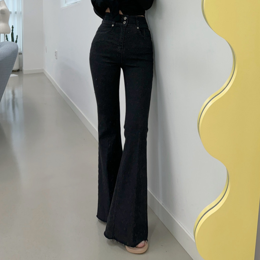 RIAH韓國直郵㊣女士新款休閑25秋冬時尚推薦職業真品牛仔褲RIAH牛仔褲