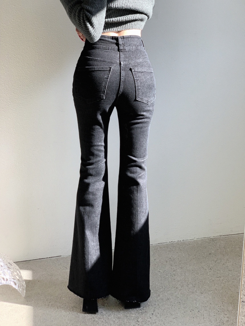 RIAH韓國直郵㊣女士新款休閑25秋冬時尚推薦職業真品牛仔褲RIAH牛仔褲