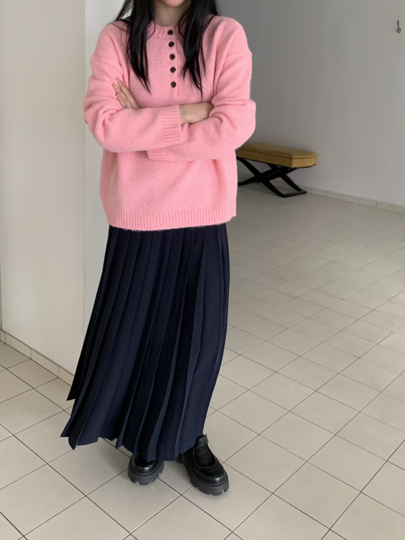 LOVE MY SANTA東大門㊣代購女裝新款25秋冬推薦職業熱賣長裙Santa/LOVE MY SANTA長裙