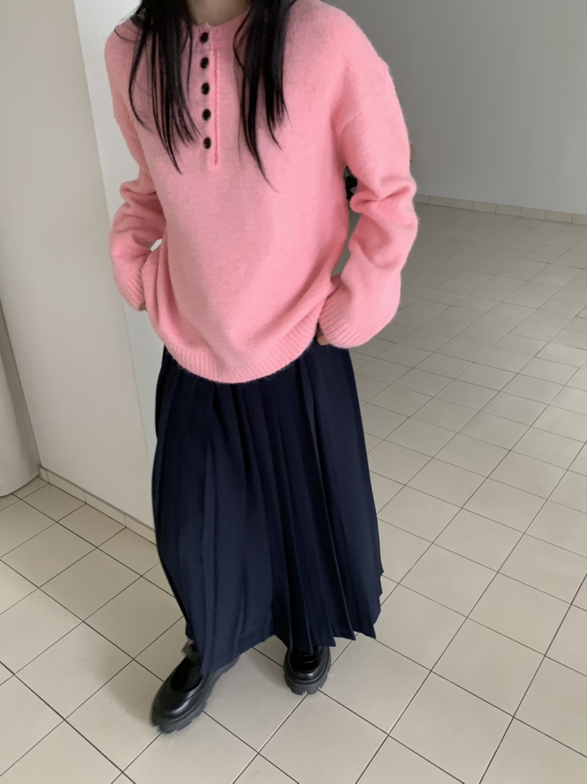 LOVE MY SANTA東大門㊣代購女裝新款25秋冬推薦職業熱賣長裙Santa/LOVE MY SANTA長裙