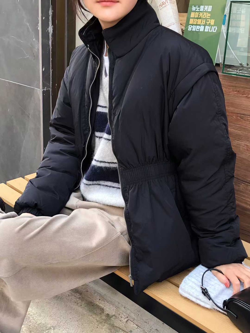 AHOY東大門㊣代購女士新款休閑時尚職業短款羽絨服填充鴨絨AHOY短款羽絨服