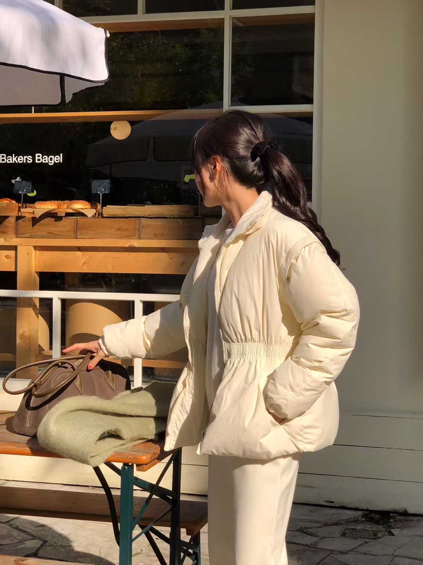 AHOY東大門㊣代購女士新款休閑時尚職業短款羽絨服填充鴨絨AHOY短款羽絨服