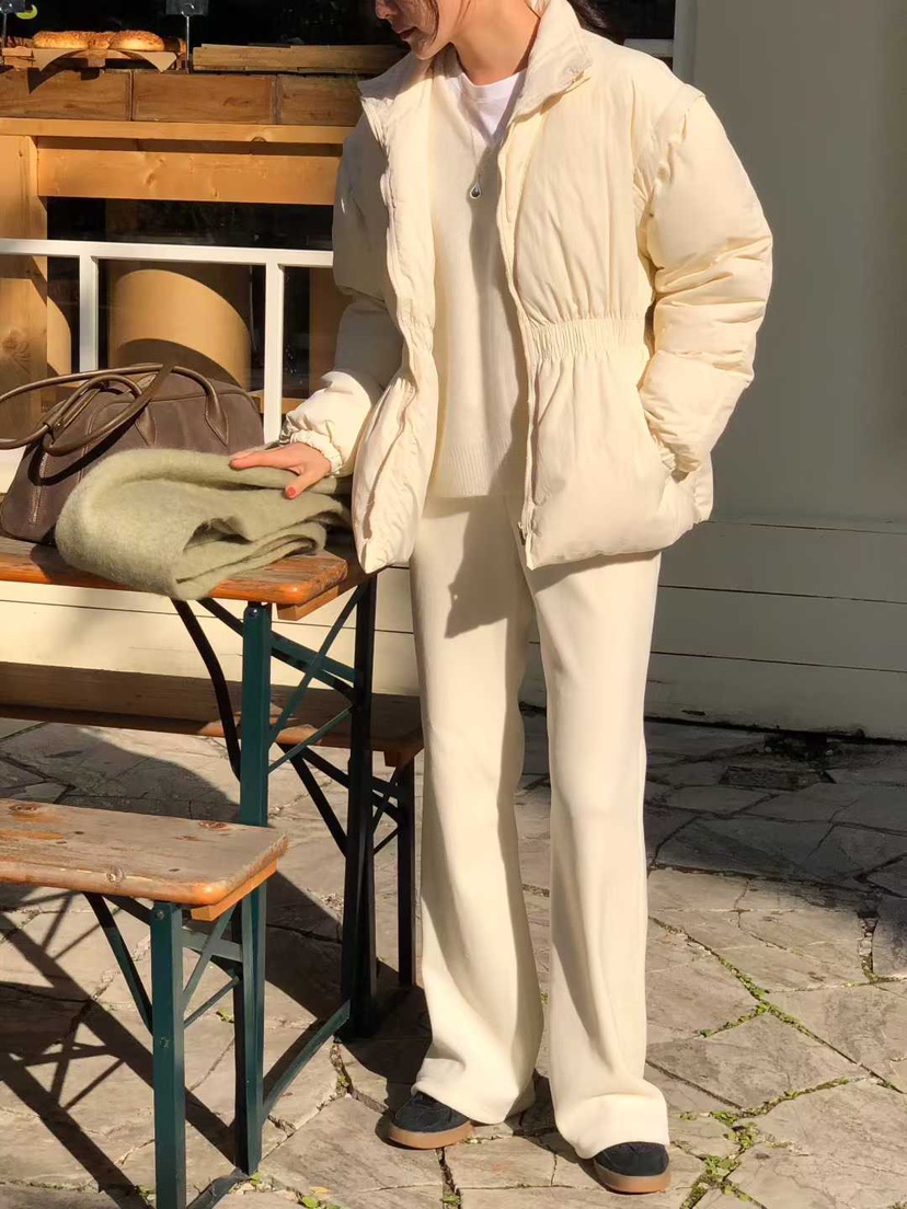 AHOY東大門㊣代購女士新款休閑時尚職業短款羽絨服填充鴨絨AHOY短款羽絨服