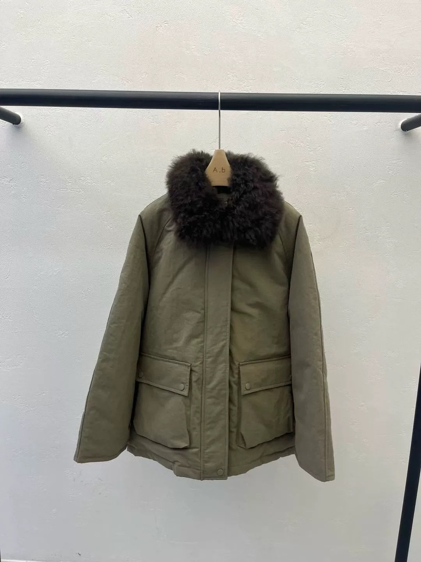 AUTUMN BEIGE-Q韓國代購㊣女士新品休閑短款羽絨服填充鵝絨A.b/AUTUMN BEIGE短款羽絨服圖色1