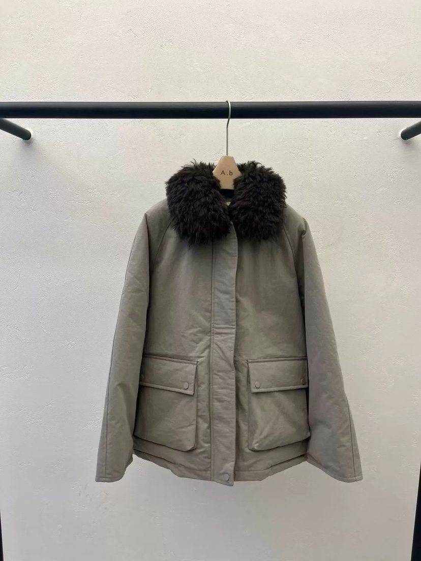 AUTUMN BEIGE-Q韓國代購㊣女士新品休閑短款羽絨服填充鵝絨A.b/AUTUMN BEIGE短款羽絨服圖色2