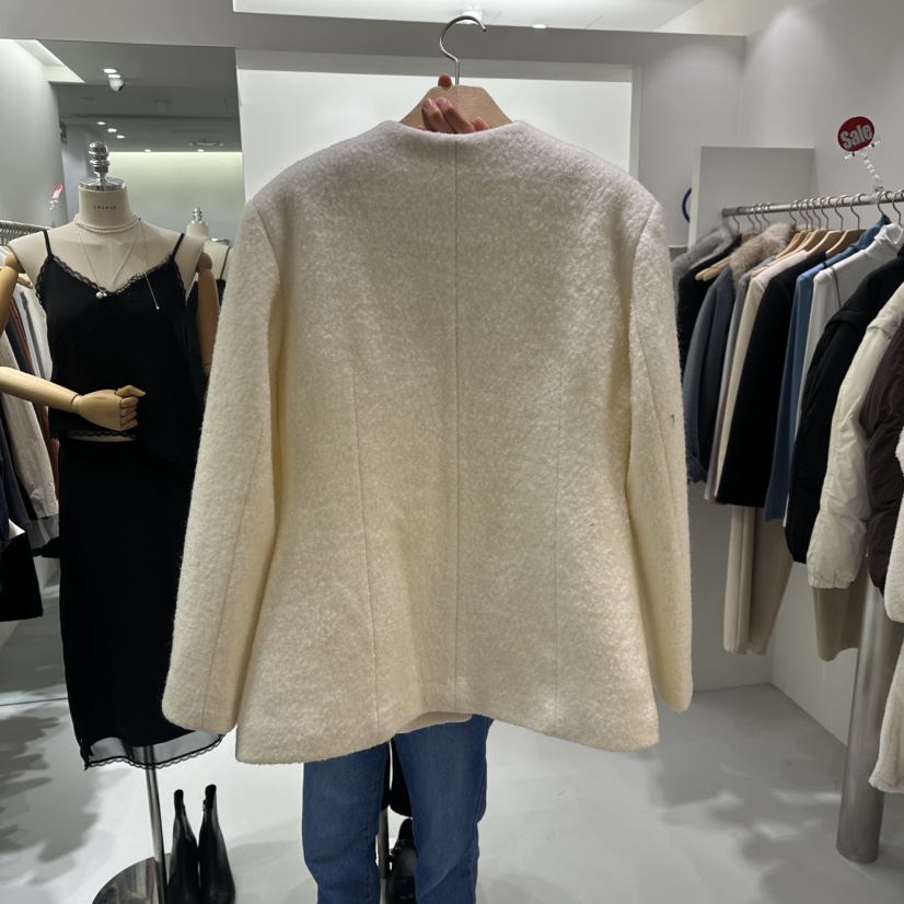 AHOY東大門㊣實拍女士新品休閑25秋冬真品人氣職業夾克羊毛AHOY夾克