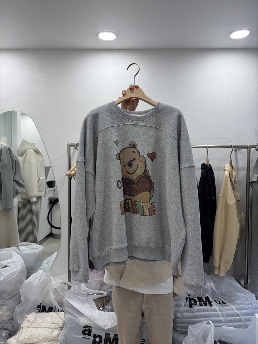 DELICATE韓國代購㊣女士新款推薦真品休閑時尚熱賣25秋冬衛衣DELICATE衛衣圖色2