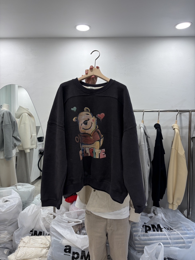 DELICATE韓國代購㊣女士新款推薦真品休閑時尚熱賣25秋冬衛衣DELICATE衛衣圖色3