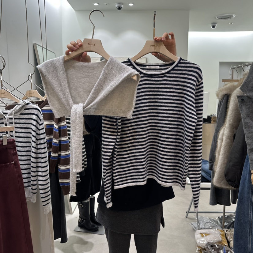 PART3東大門㊣代購女士新款熱賣25秋冬時尚真品人氣毛衣含圍巾Part.3毛衣