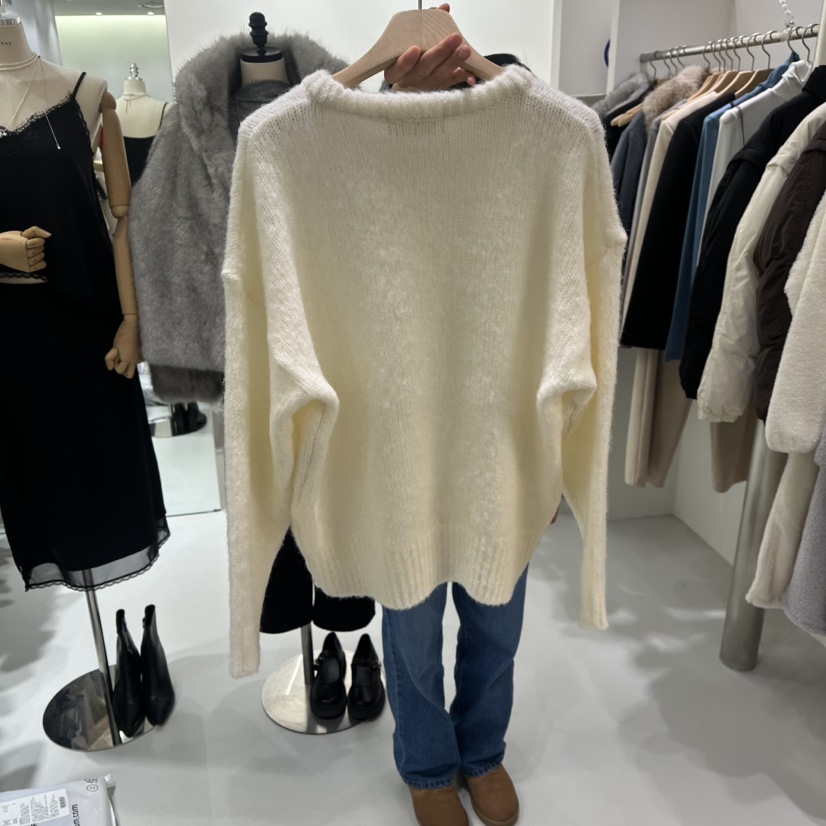 AHOY韓國直郵㊣女士新品時尚休閑職業真品人氣25秋冬針織衫AHOY針織衫