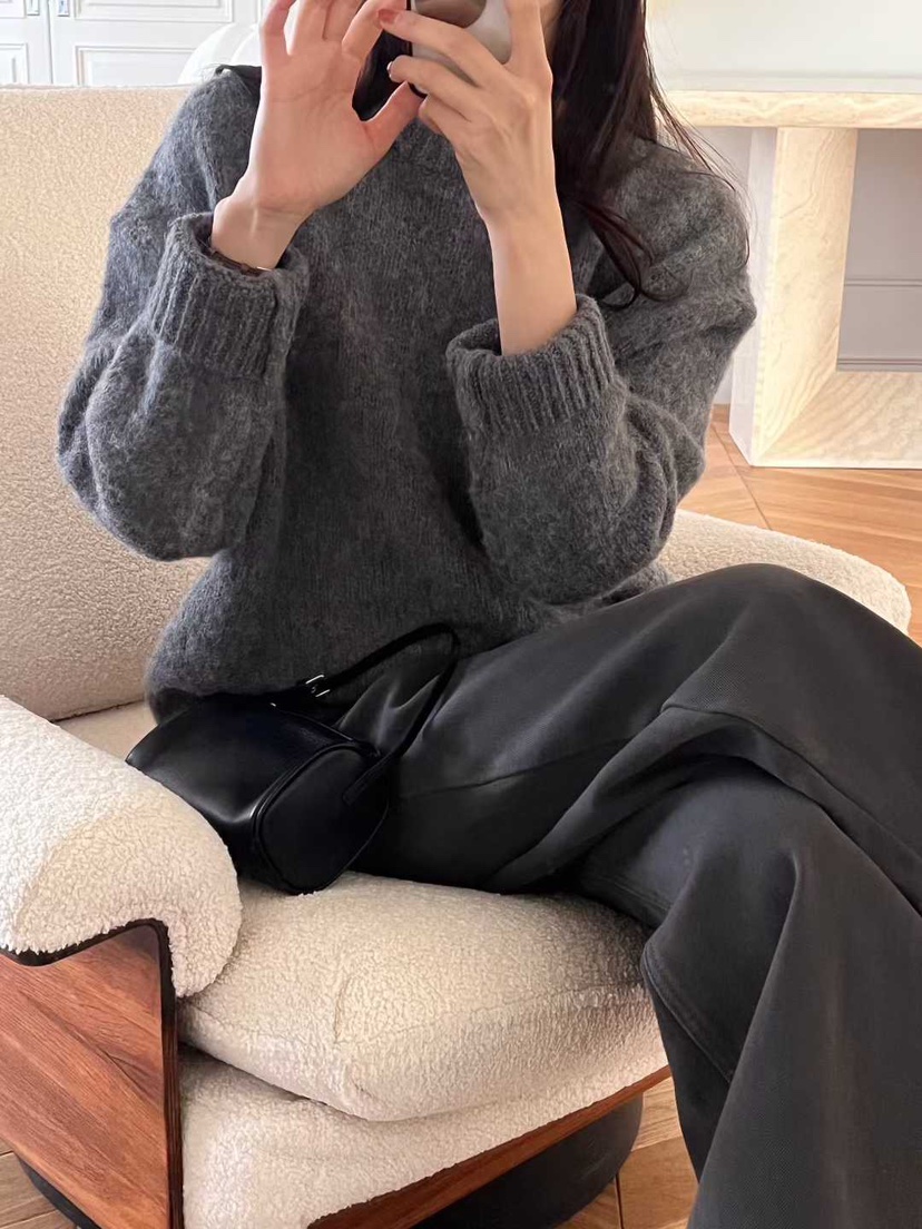 AHOY韓國直郵㊣女士新品時尚休閑職業真品人氣25秋冬針織衫AHOY針織衫