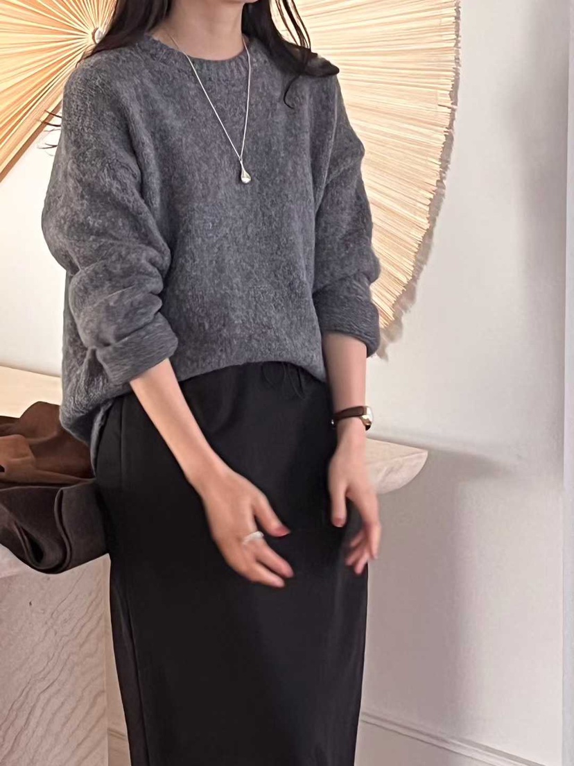 AHOY韓國直郵㊣女士新品時尚休閑職業真品人氣25秋冬針織衫AHOY針織衫