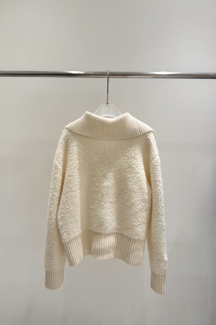 JANIE/NIA韓國直郵㊣女裝新款熱賣推薦休閑人氣25秋冬毛衣拉鏈JANIE/NIA毛衣