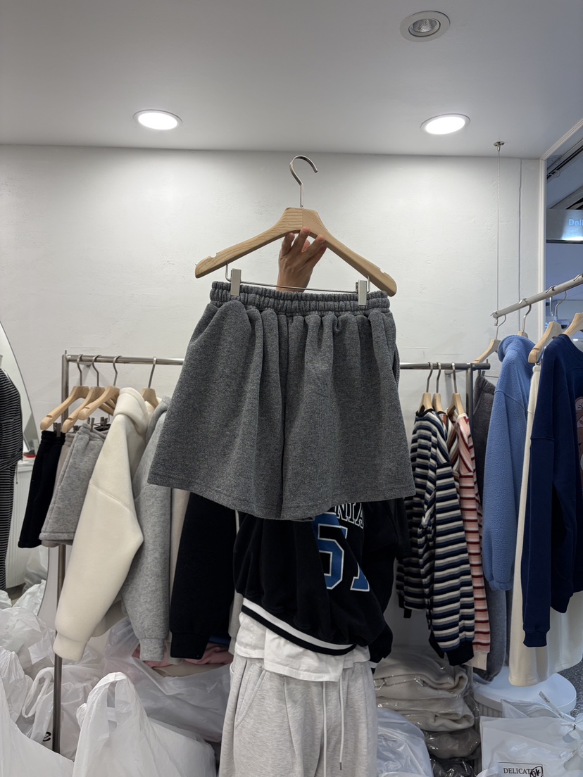 DELICATE韓國代購㊣女士新品職業時尚熱賣25秋冬真品短褲羊毛DELICATE短褲