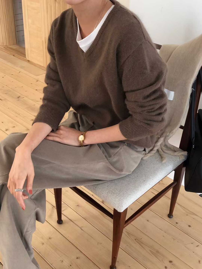 AHOY東大門㊣實拍女士新款熱賣真品推薦職業25秋冬時尚針織衫AHOY針織衫