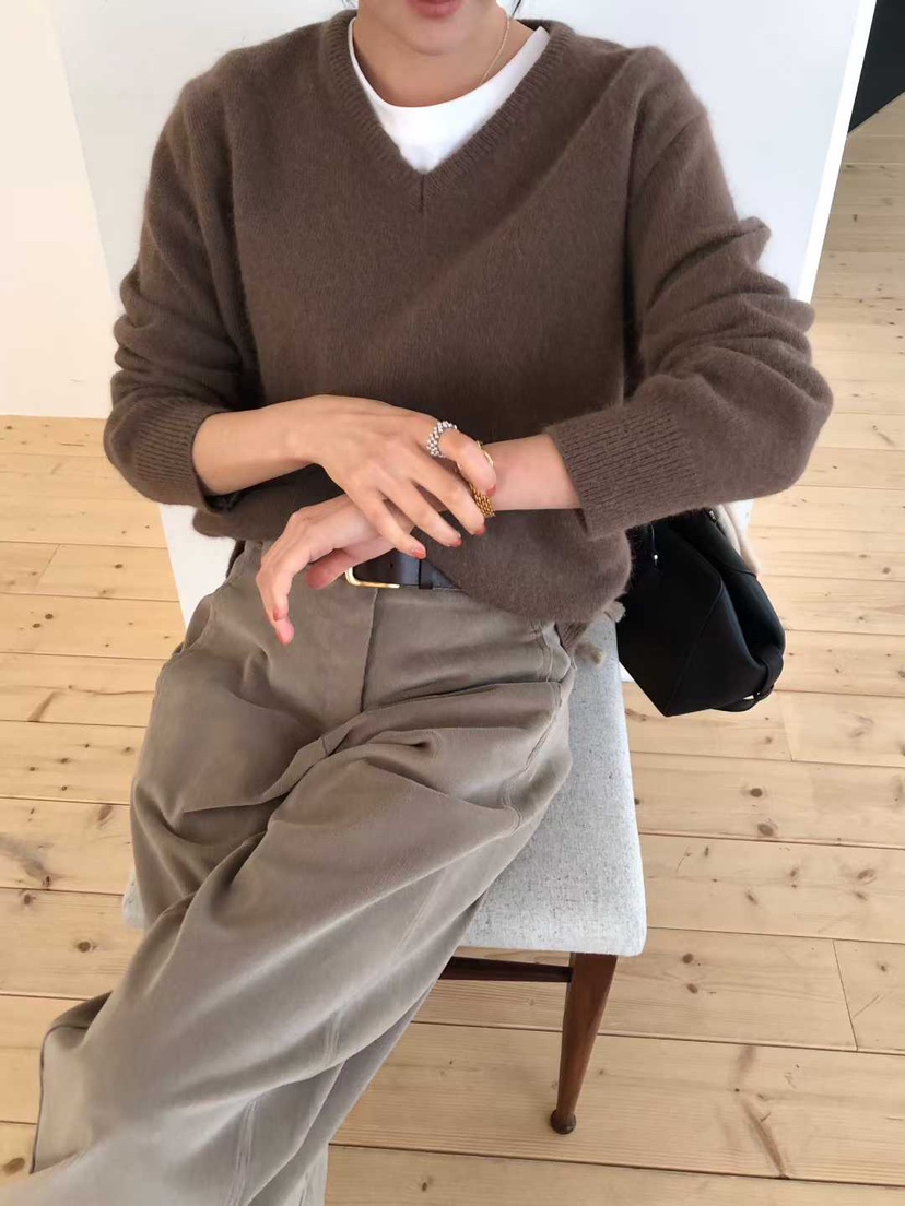 AHOY東大門㊣實拍女士新款熱賣真品推薦職業25秋冬時尚針織衫AHOY針織衫