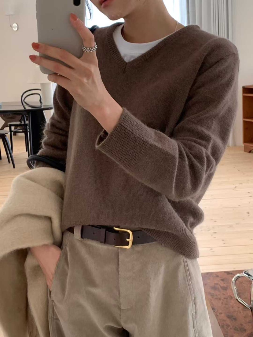 AHOY東大門㊣實拍女士新款熱賣真品推薦職業25秋冬時尚針織衫AHOY針織衫