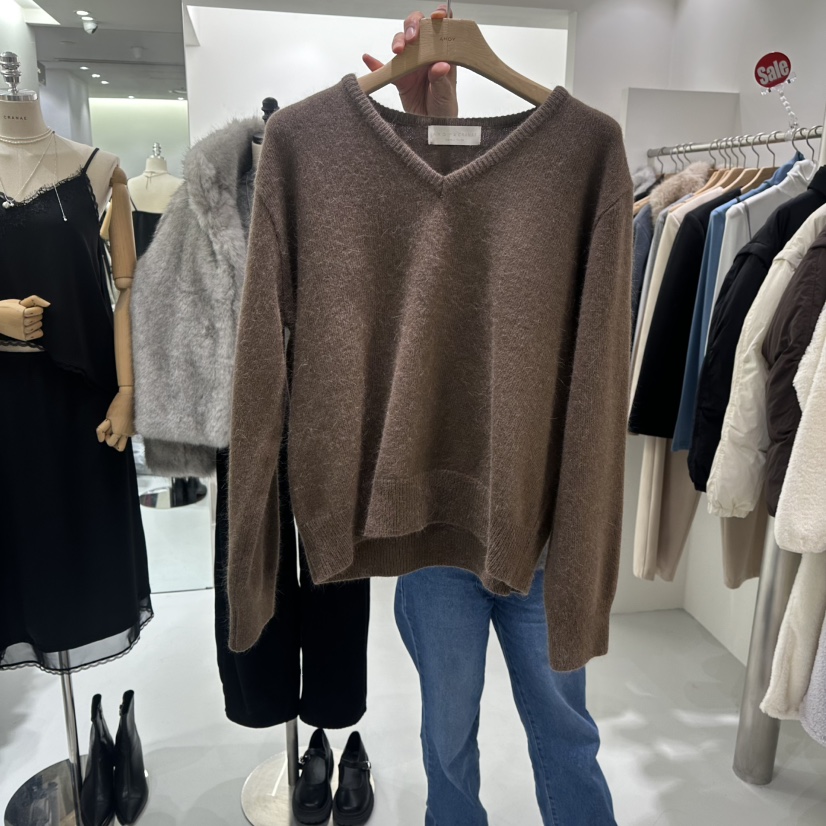 AHOY東大門㊣實拍女士新款熱賣真品推薦職業25秋冬時尚針織衫AHOY針織衫圖色1