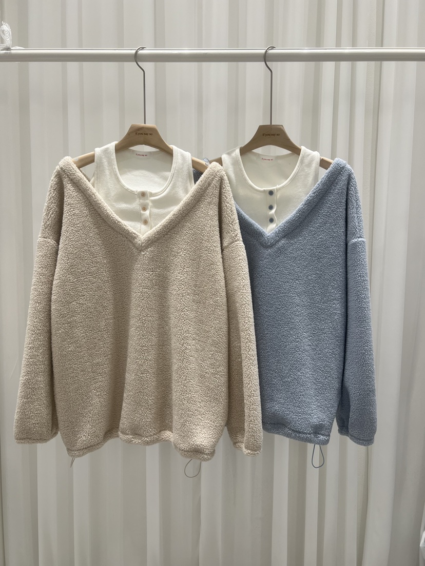 IF YOU SAY SO/PLUM-Q東大門㊣直郵女裝新款25秋冬衛衣IF YOU SAY SO/PLUM-Q衛衣