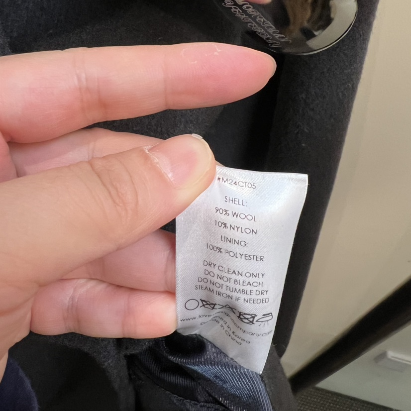 MORE THAN YESTERDAY/LOVE YOU SO MUCH東大門㊣實拍女士新品職業中長款大衣LYSM/MORE THAN YESTERDAY中長款大衣