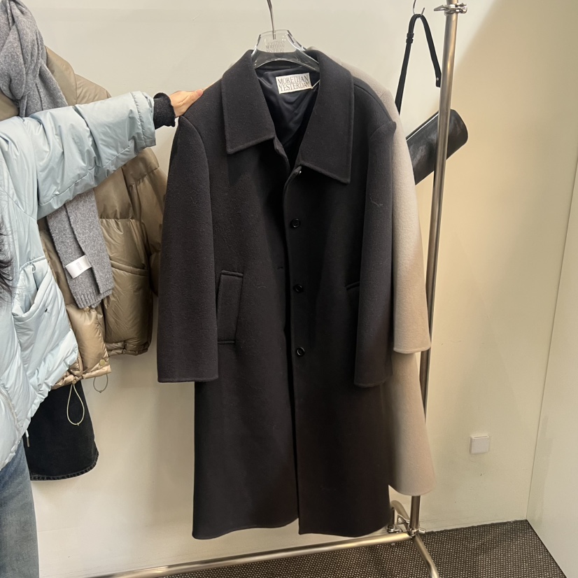 MORE THAN YESTERDAY/LOVE YOU SO MUCH東大門㊣實拍女士新品職業中長款大衣LYSM/MORE THAN YESTERDAY中長款大衣圖色2