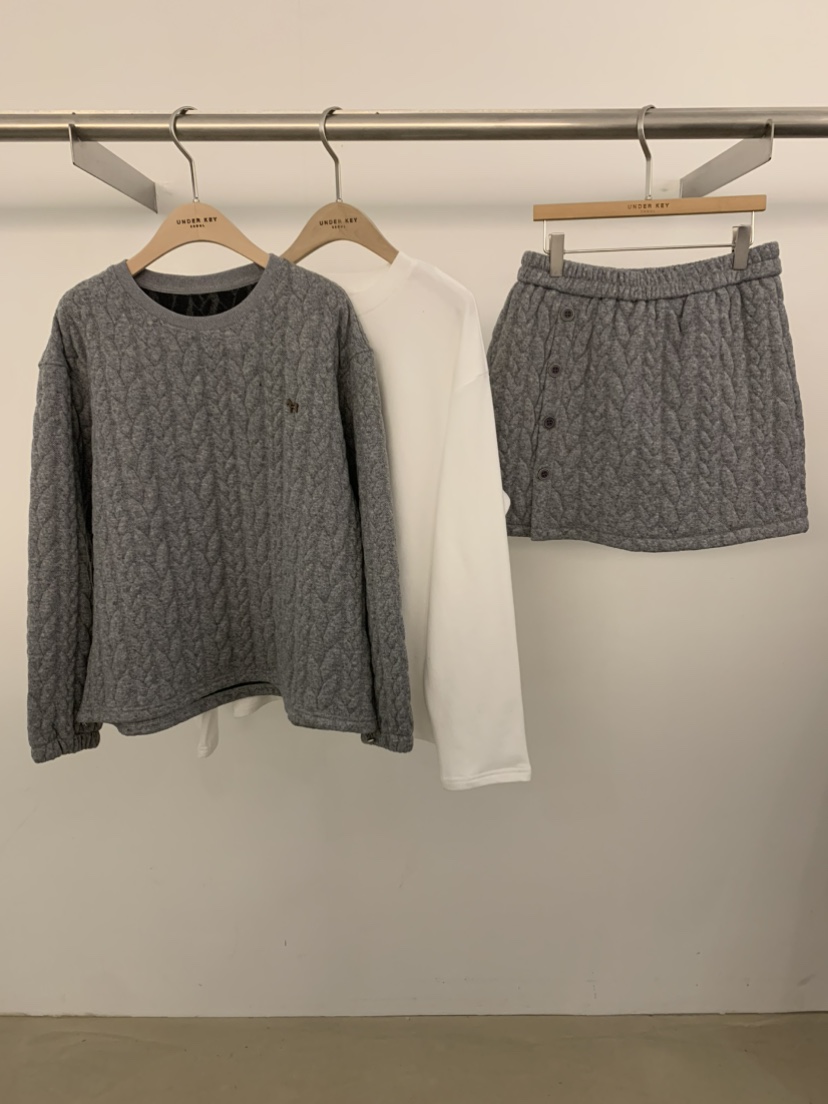 UNDER KEY韓國代購㊣女裝新款休閑熱賣時尚職業套裝三件套UNDER KEY套裝圖色1