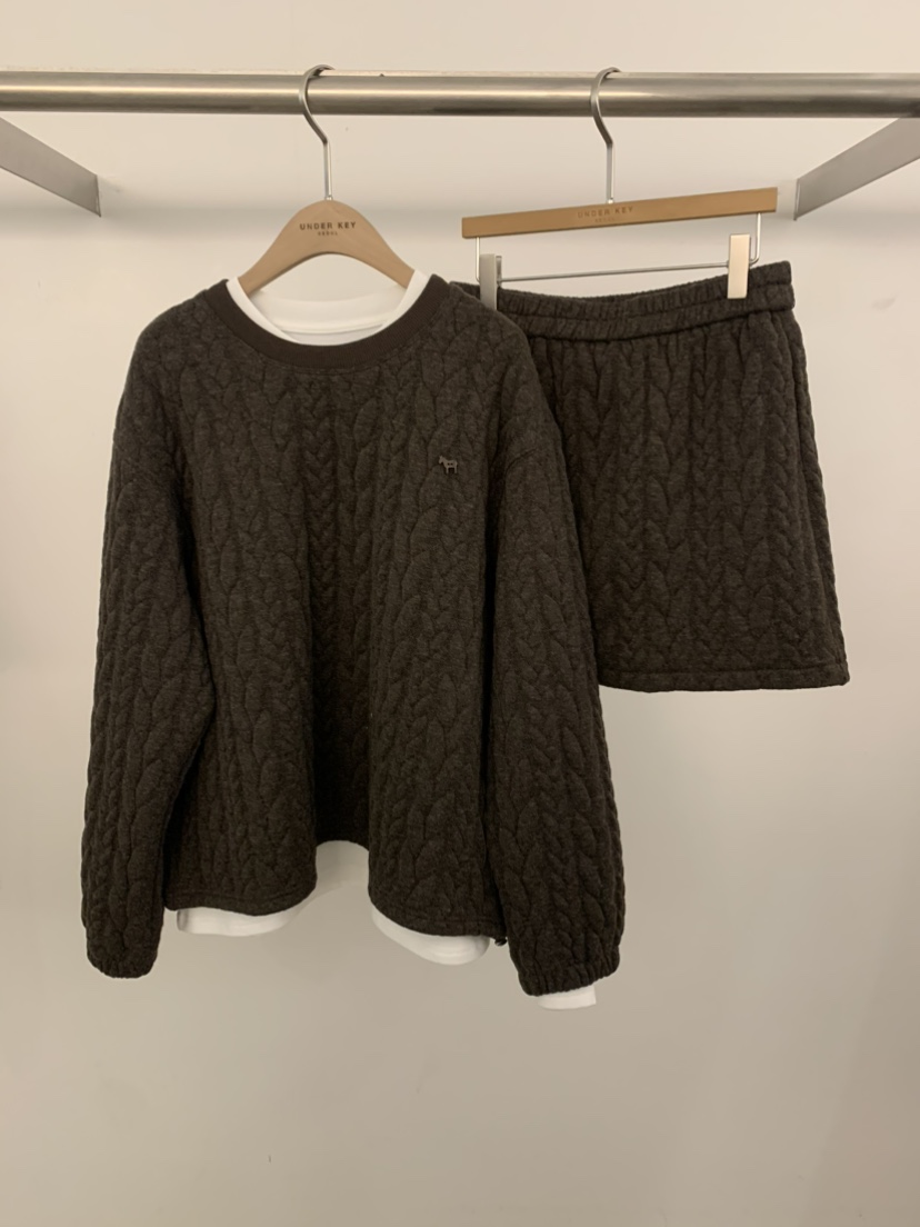 UNDER KEY韓國代購㊣女裝新款休閑熱賣時尚職業套裝三件套UNDER KEY套裝圖色3