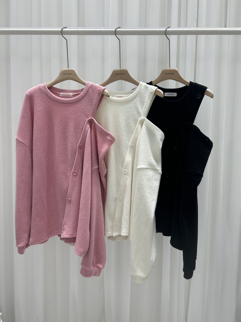 IF YOU SAY SO/PLUM-Q東大門㊣直郵女士新款時尚長袖T恤IF YOU SAY SO/PLUM-Q長袖T恤