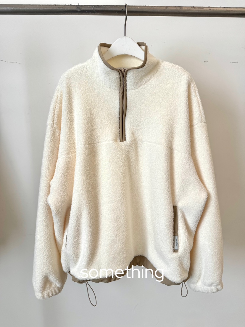 SOMETHING-L/FANCY東大門㊣代購女士新款休閑衛衣小熊拉鏈SOMETHING-L/FANCY衛衣圖色3