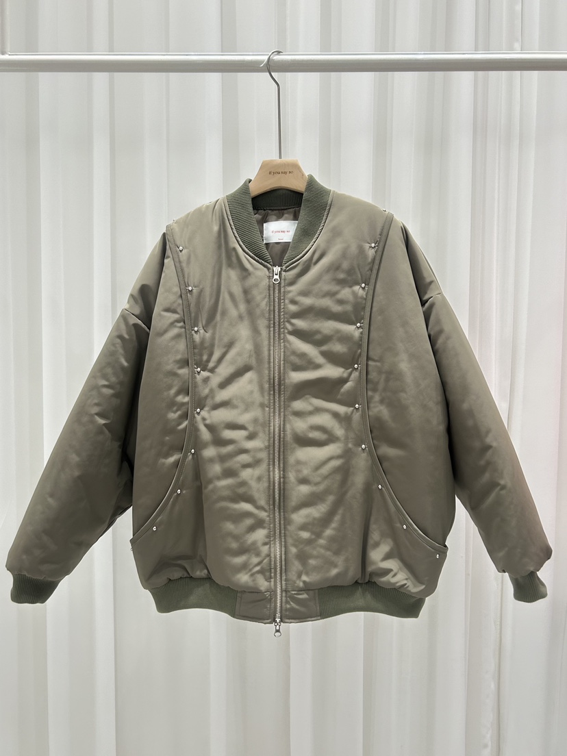 IF YOU SAY SO/PLUM-Q韓國直郵㊣女裝新款熱賣短款棉服棉IF YOU SAY SO/PLUM-Q短款棉服圖色1