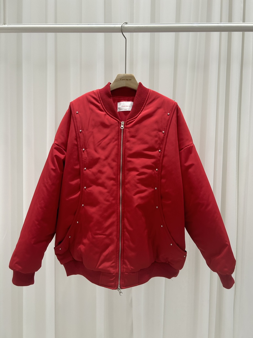 IF YOU SAY SO/PLUM-Q韓國直郵㊣女裝新款熱賣短款棉服棉IF YOU SAY SO/PLUM-Q短款棉服圖色3