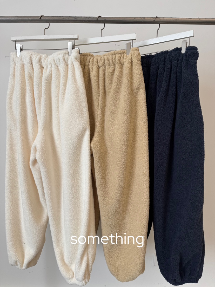 SOMETHING-L/FANCY韓國直郵㊣女裝新款25秋冬熱賣休閑褲小熊SOMETHING-L/FANCY休閑褲