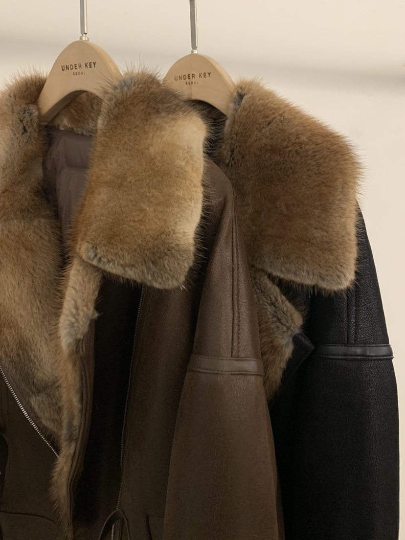 UNDER KEY東大門㊣實拍女士新品人氣時尚推薦短款羽絨服鵝絨UNDER KEY短款羽絨服