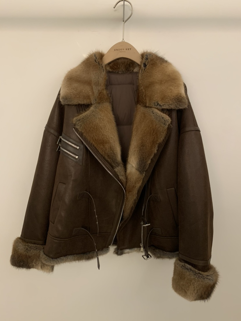 UNDER KEY東大門㊣實拍女士新品人氣時尚推薦短款羽絨服鵝絨UNDER KEY短款羽絨服圖色1