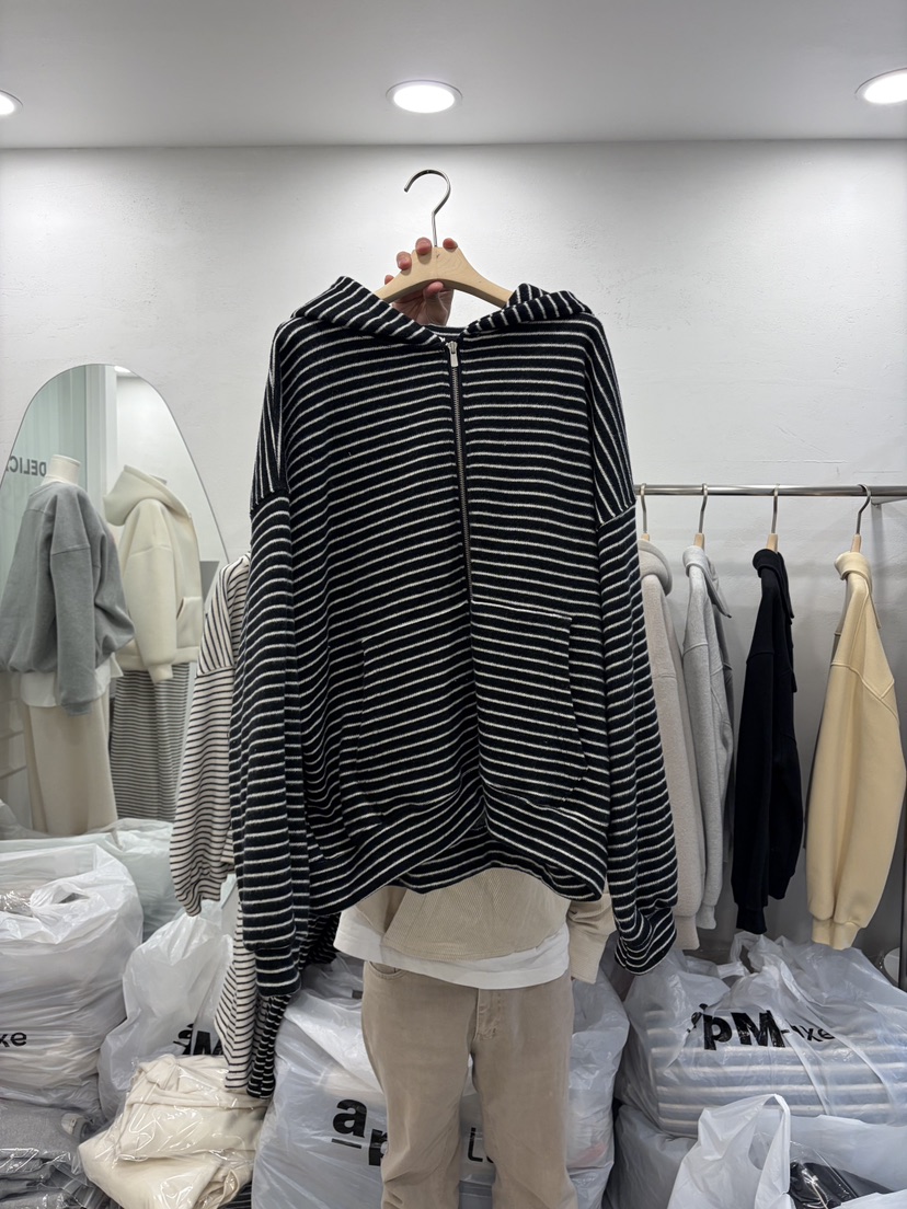 DELICATE東大門㊣實拍女裝新品人氣休閑25秋冬推薦夾克連帽衫DELICATE夾克圖色2