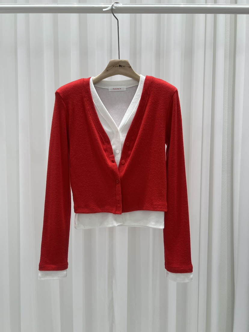 IF YOU SAY SO/PLUM-Q韓國代購㊣女士新款真品長袖T恤IF YOU SAY SO/PLUM-Q長袖T恤圖色1