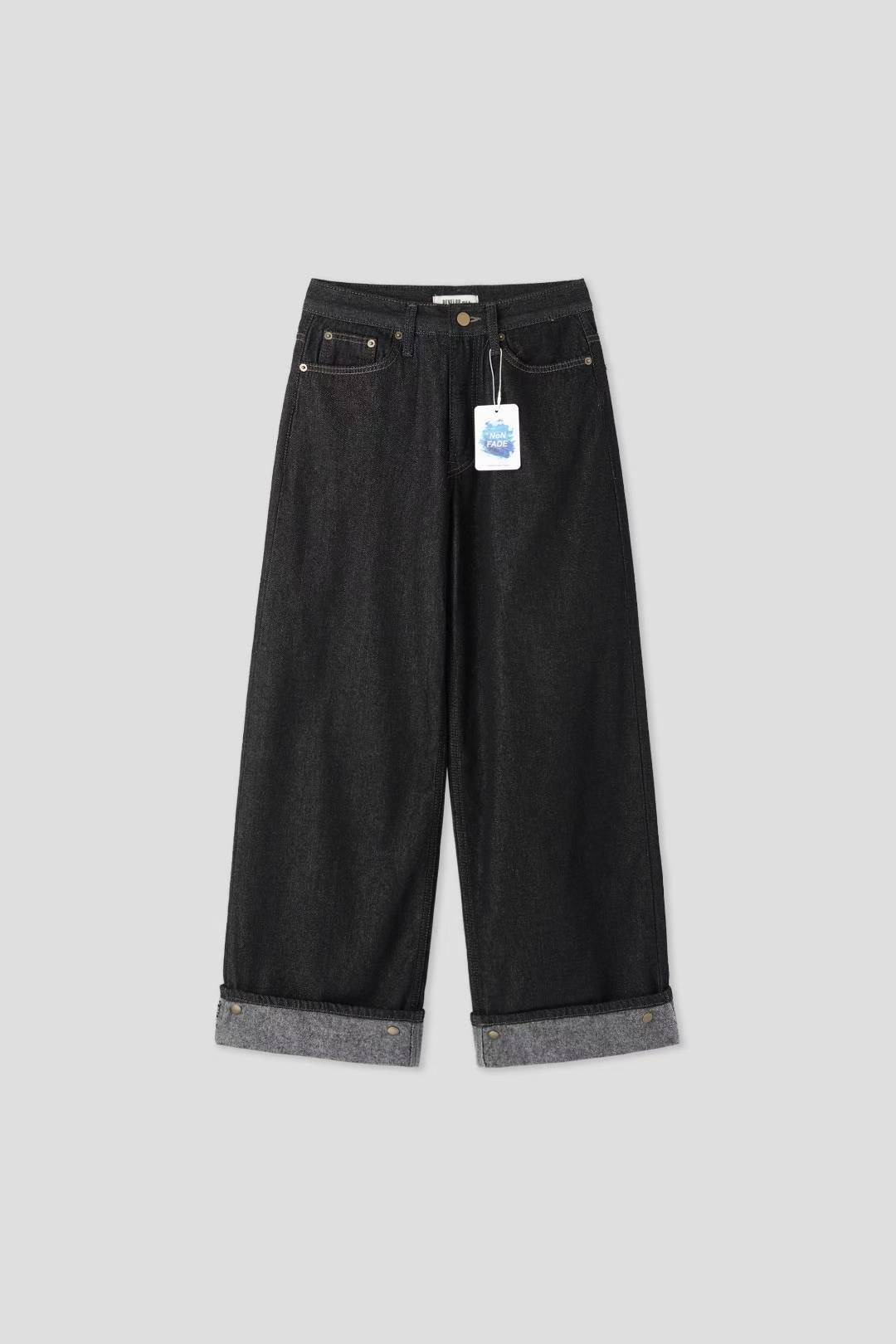 DEVELOP東大門㊣代購女士新品真品25秋冬人氣推薦休閑牛仔褲DEVELOP牛仔褲圖色1