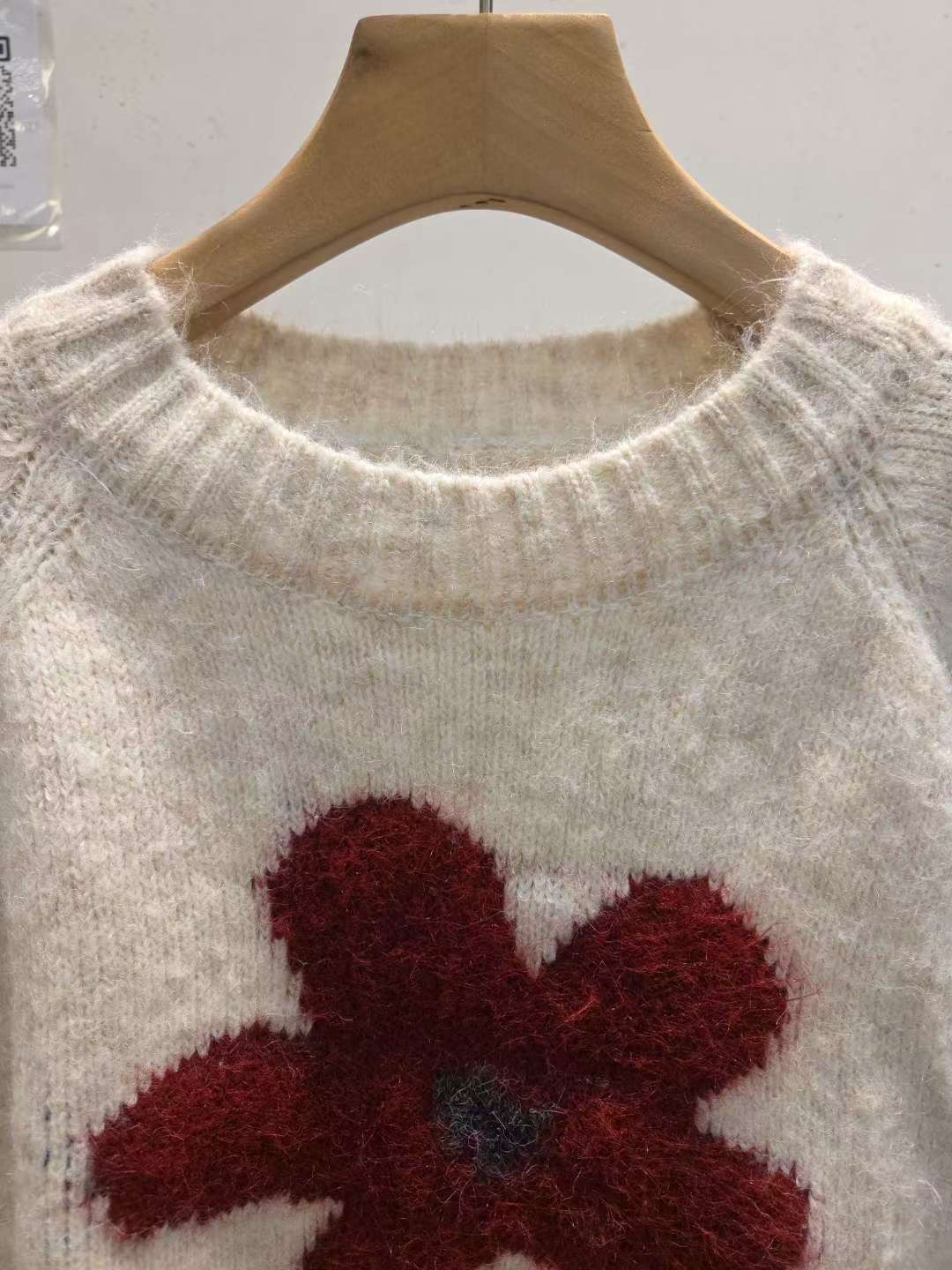 JAMES 제임스東大門㊣直郵女裝新款25秋冬休閑人氣毛衣花朵JAMES毛衣