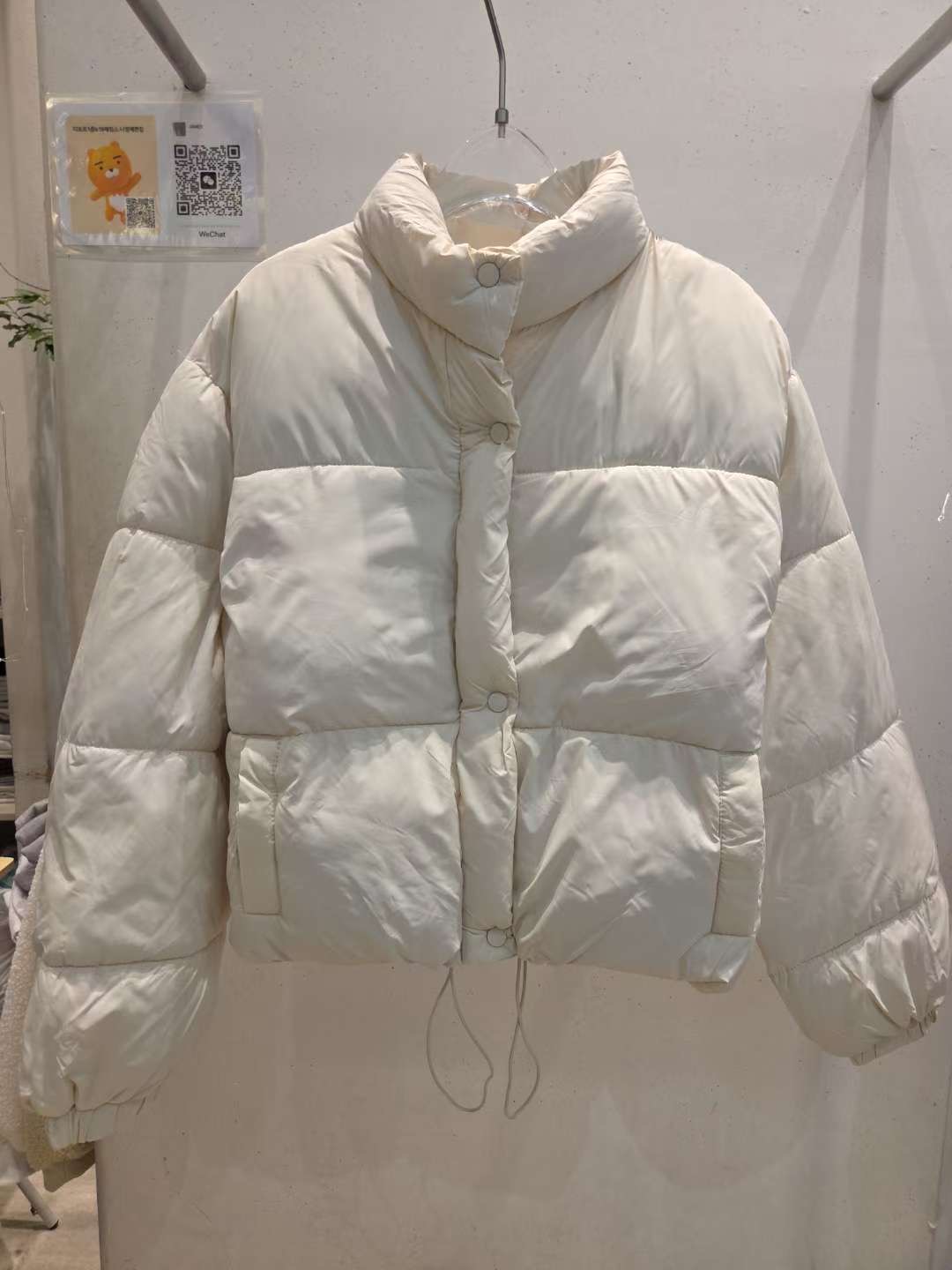 JAMES 제임스韓國直郵㊣女士新款時尚推薦真品短款棉服填充JAMES短款棉服圖色1