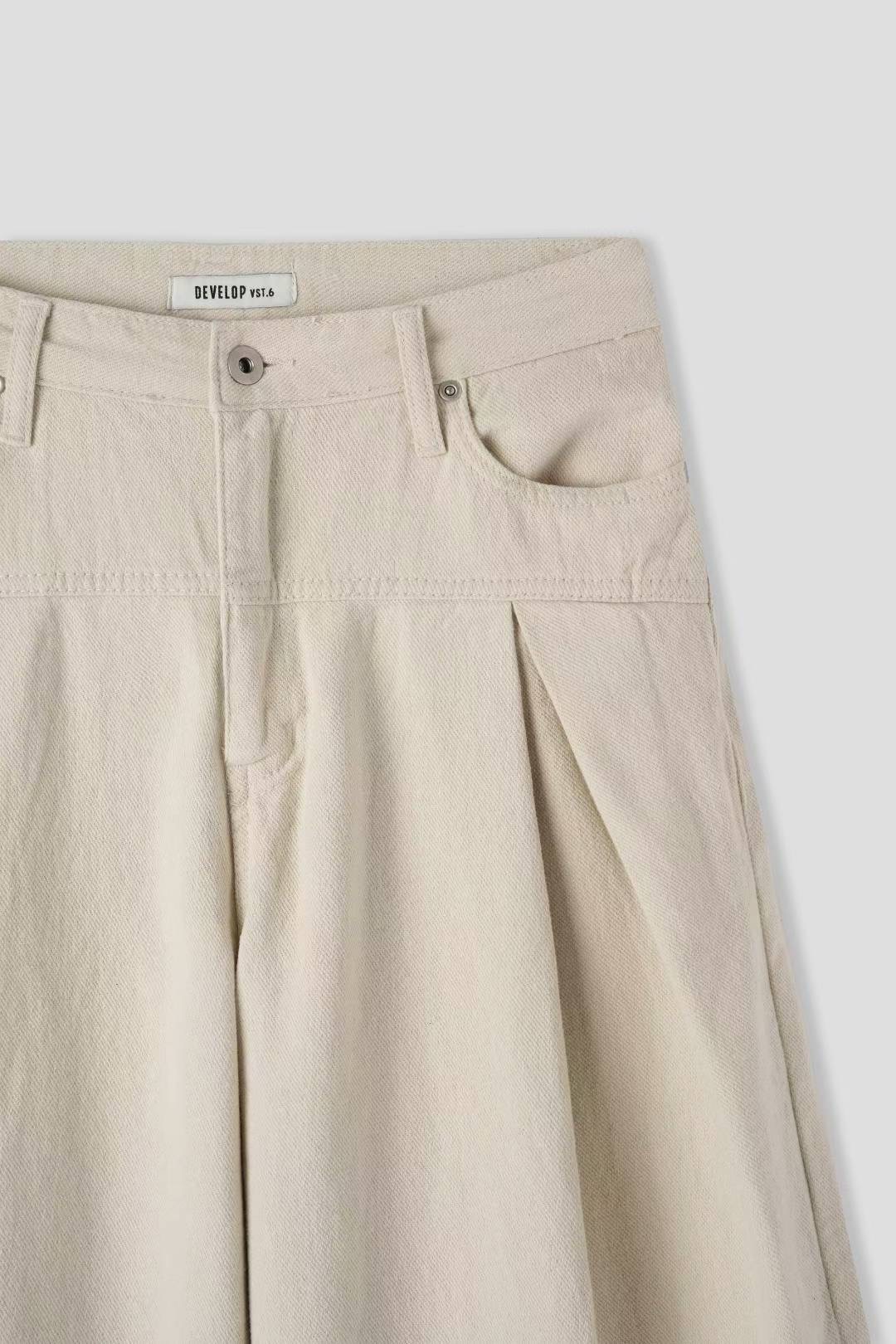 DEVELOP東大門㊣直郵女裝新品職業真品25秋冬休閑推薦牛仔褲DEVELOP牛仔褲