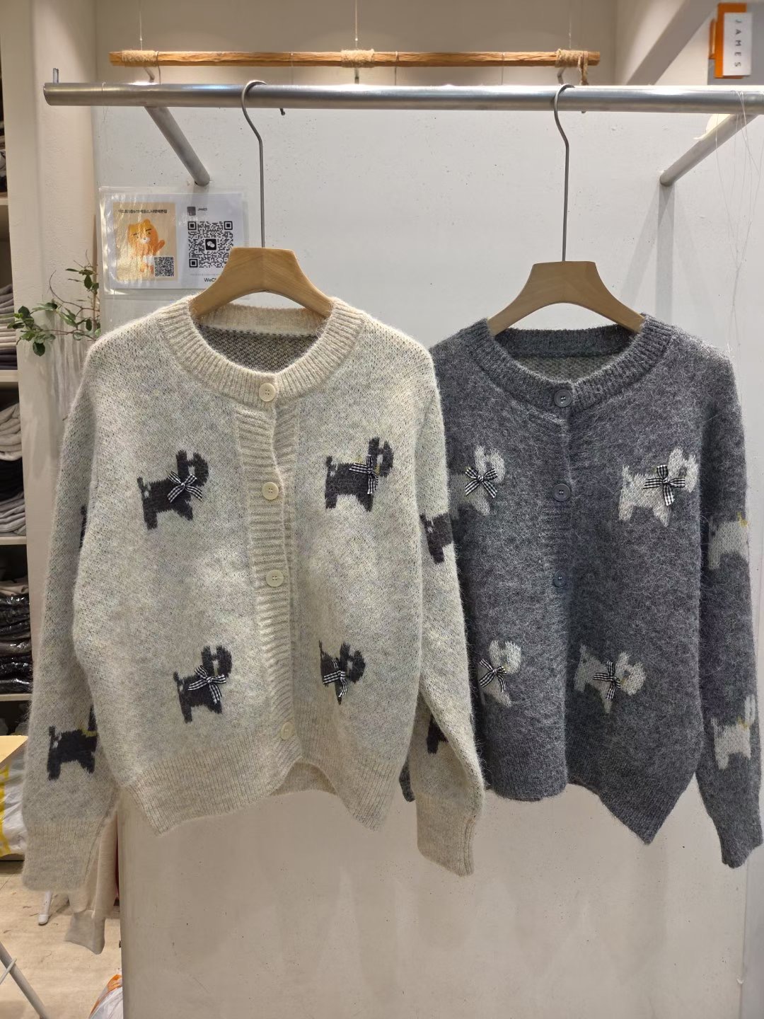 JAMES 제임스東大門㊣直郵女士新款時尚休閑25秋冬熱賣針織衫JAMES針織衫