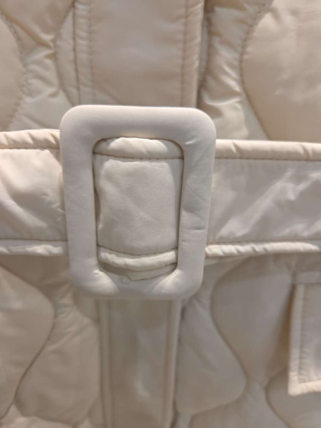 JAMES 제임스東大門㊣實拍女裝新品推薦休閑短款棉服含腰帶JAMES短款棉服