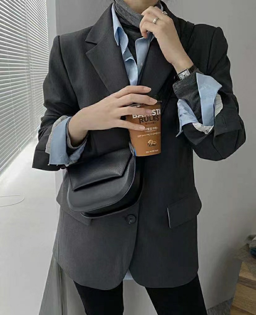 LEJUNEV-P韓國代購㊣女士新品25秋冬人氣真品職業單肩斜跨包LEJUNEV-P單肩/斜跨包