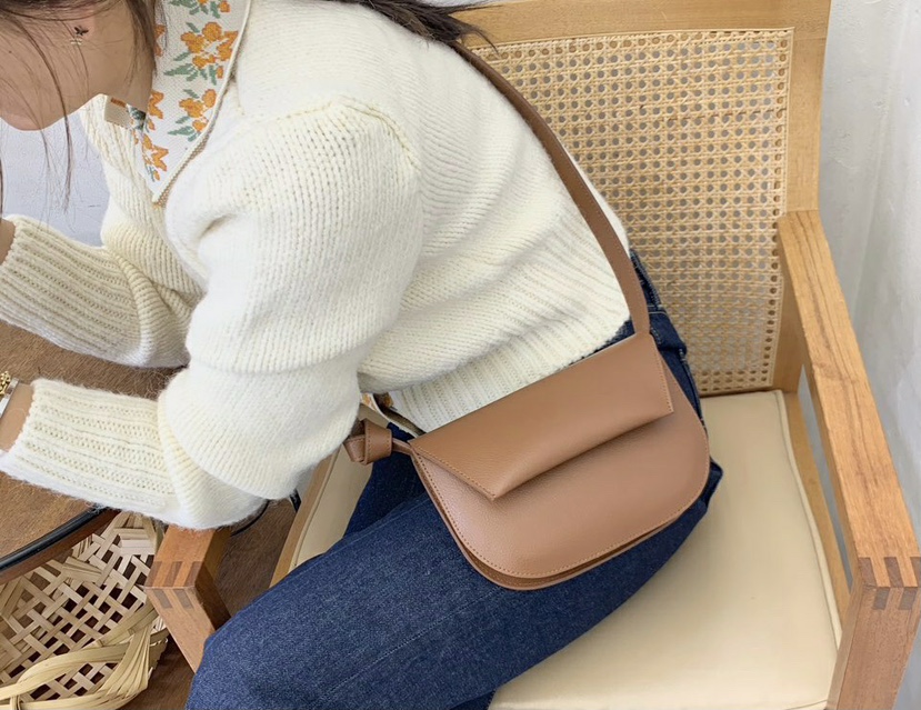 LEJUNEV-P韓國代購㊣女士新品25秋冬人氣真品職業單肩斜跨包LEJUNEV-P單肩/斜跨包圖色3米色